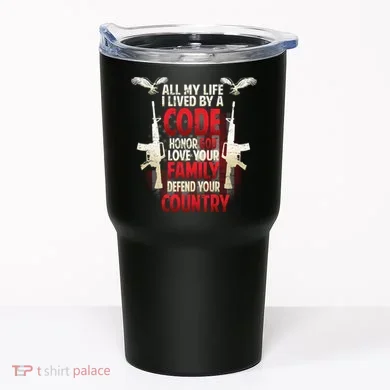 Live By A Code Tumbler
