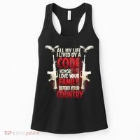 Live By A Code Women's Tank Top thumb 0