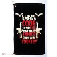 Live By A Code Golf Towel thumb 0