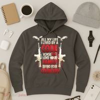 Live By A Code Hoodie thumb 3