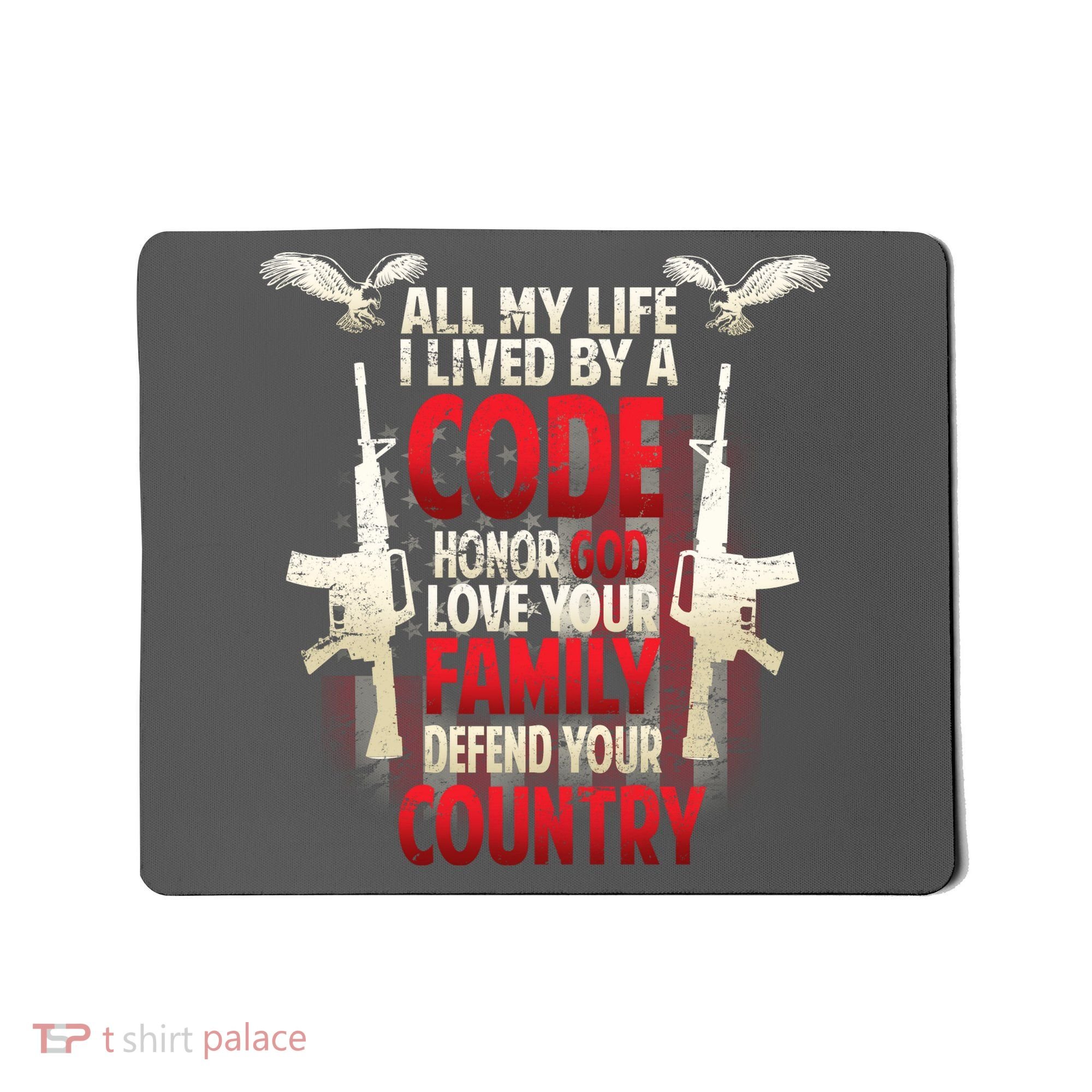 Live By A Code Mousepad