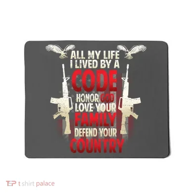 Live By A Code Mousepad