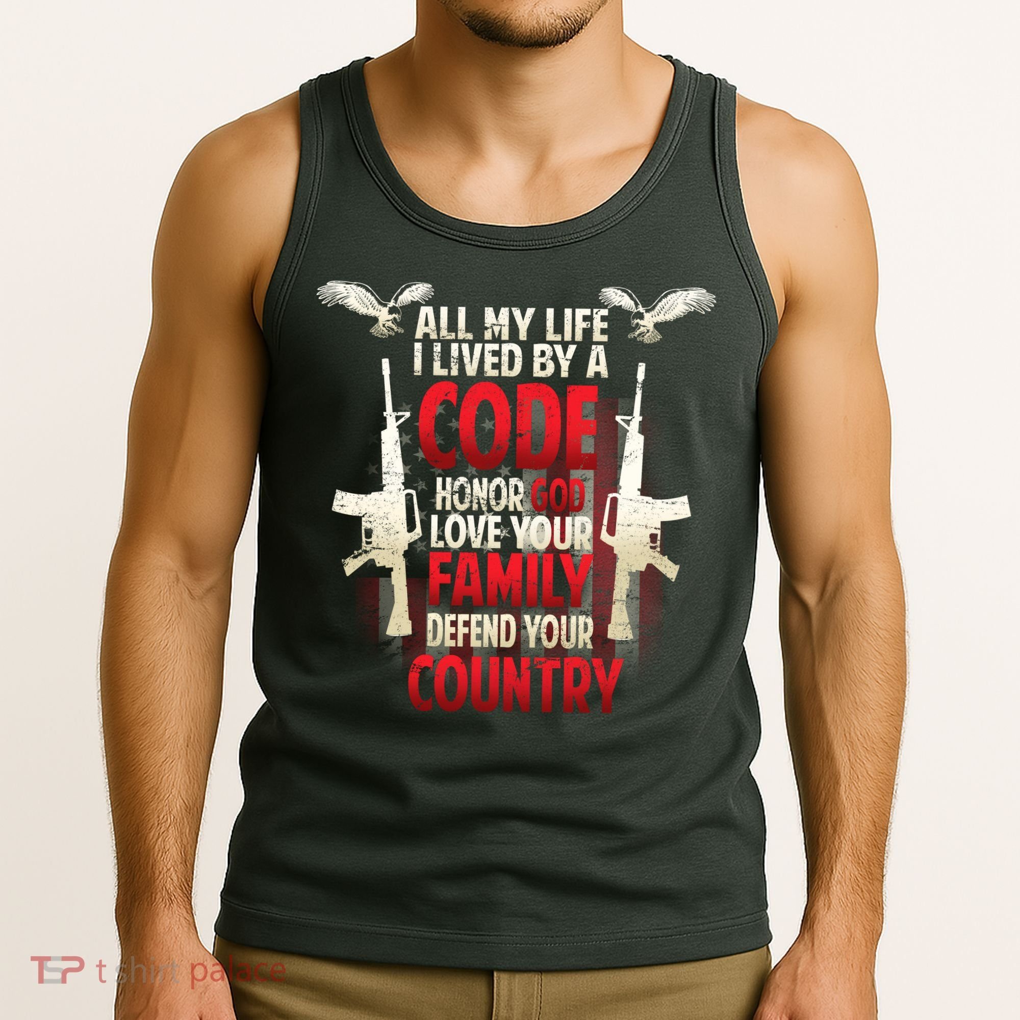 Live By A Code Tank Top