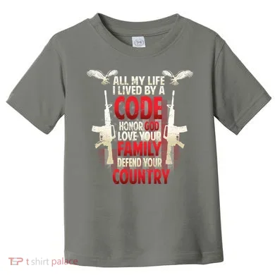 Live By A Code Toddler T-Shirt