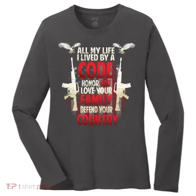 Live By A Code Women's Long Sleeve Shirt