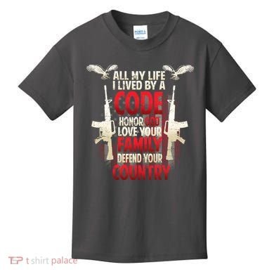 Live By A Code Kids T-Shirt