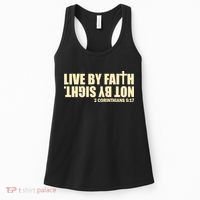 Live By Faith Not By Sight Women's Tank Top thumb 0