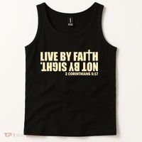 Live By Faith Not By Sight Tank Top thumb 2