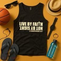 Live By Faith Not By Sight Tank Top thumb 4