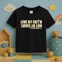 Live By Faith Not By Sight Toddler T-Shirt thumb 3