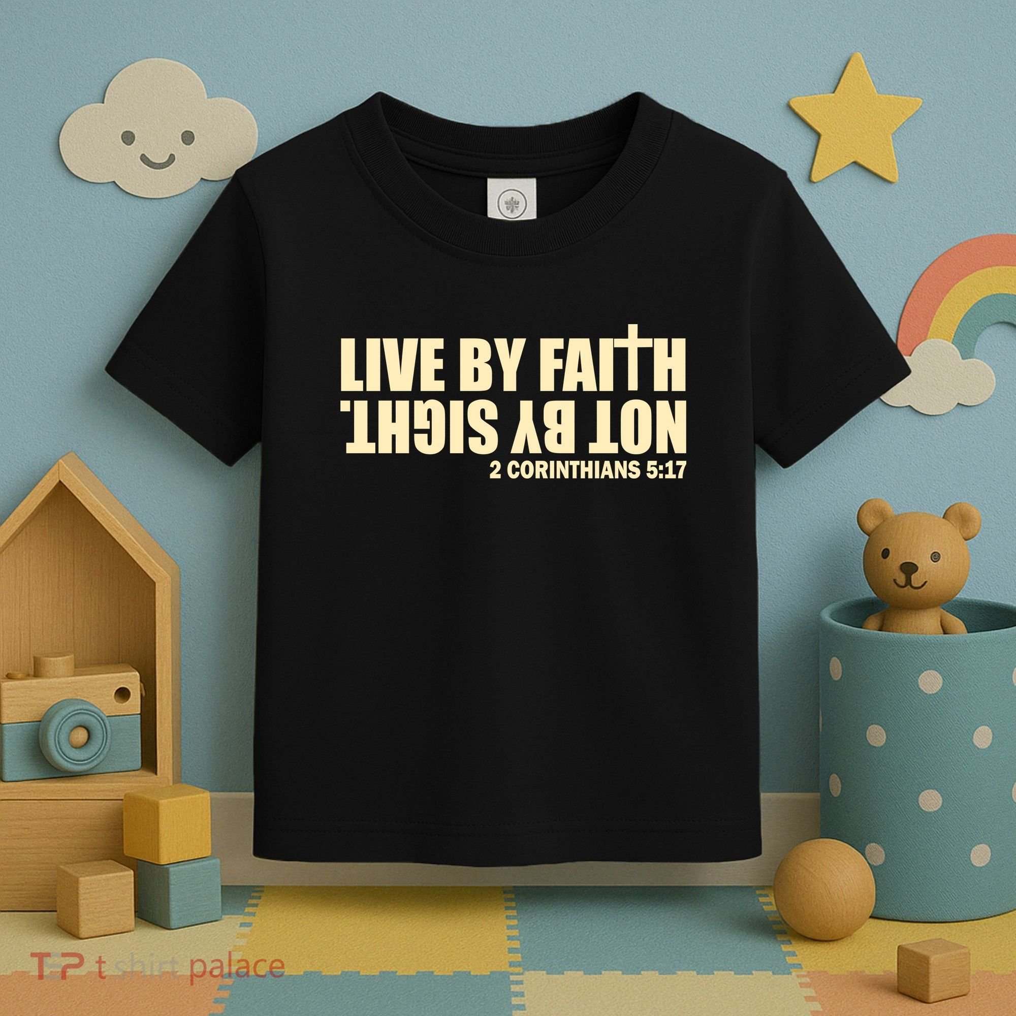 Live By Faith Not By Sight Toddler T-Shirt