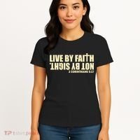 Live By Faith Not By Sight Women's T-Shirt thumb 4