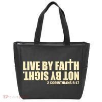 Live By Faith Not By Sight Tote Bag thumb 0