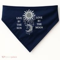 Live By The Sun Love By The Moon USA-Made Doggie Bandana thumb 0