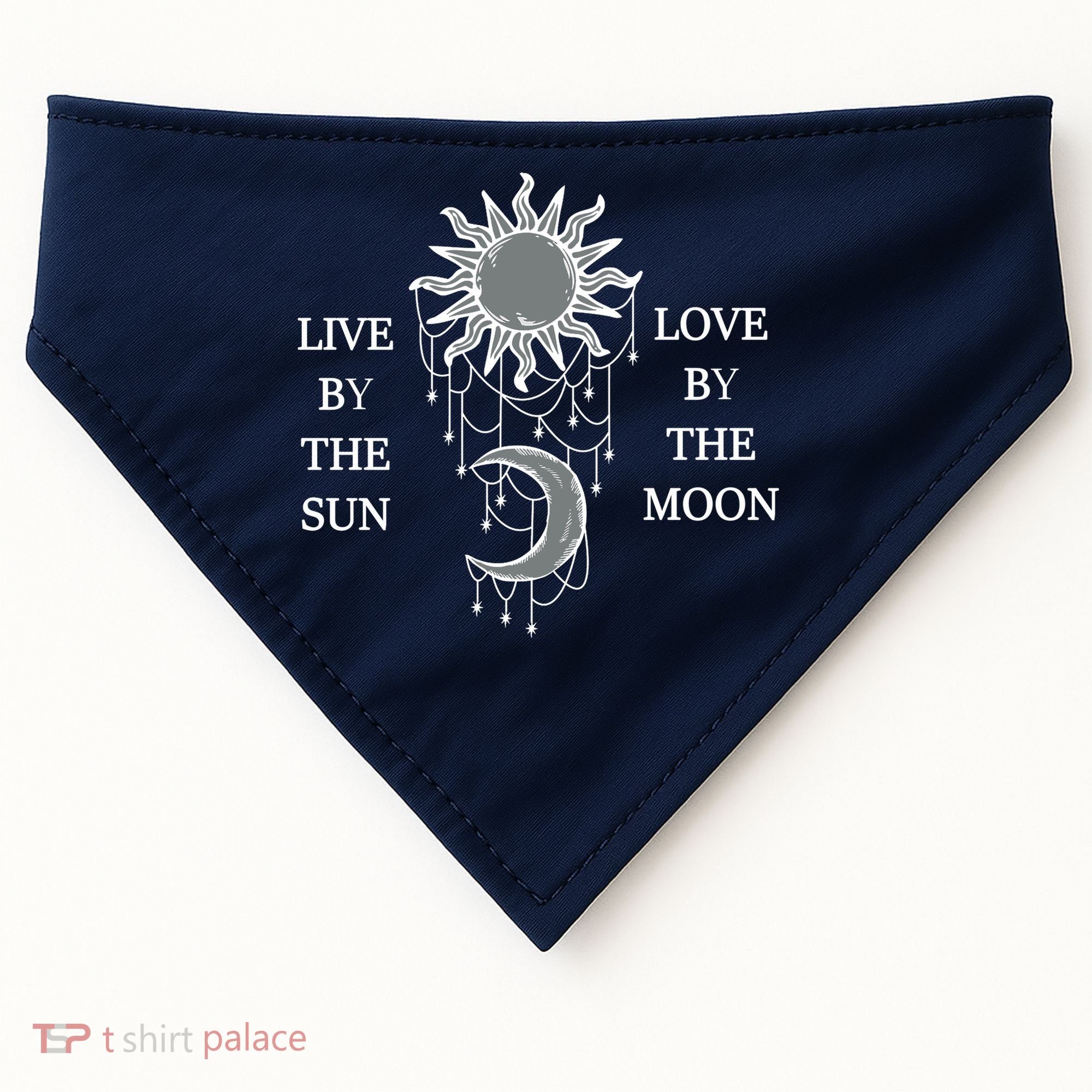 Live By The Sun Love By The Moon USA-Made Doggie Bandana