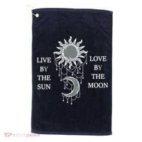Live By The Sun Love By The Moon Golf Towel thumb 0