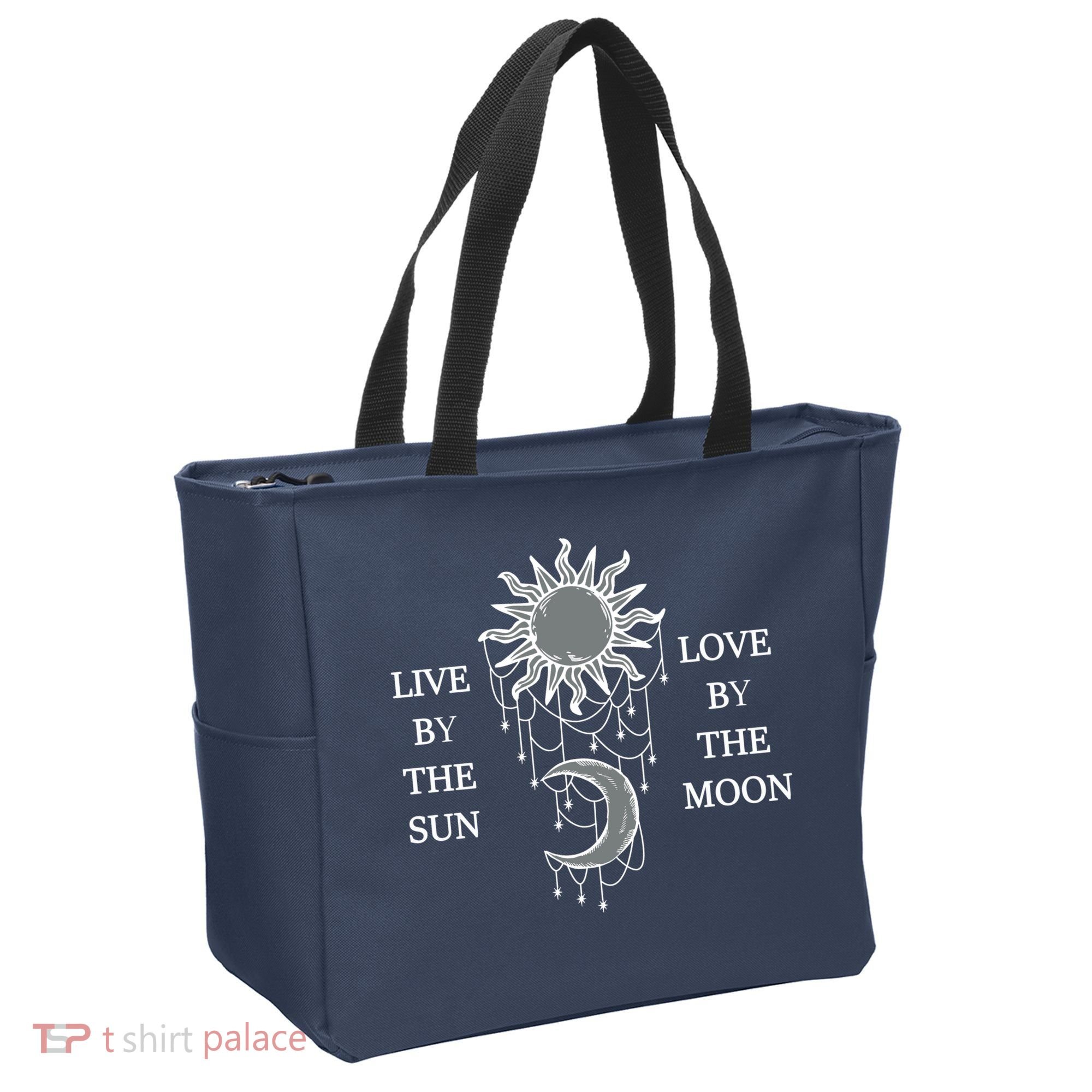 Live By The Sun Love By The Moon Tote Bag