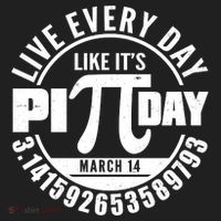 Live Every Day Like It's Pi Day March 14 3.14 Emblem Tumbler thumb 3