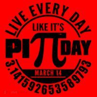 Live Every Day Like It's Pi Day March 14 3.14 Emblem Santa Hat thumb 1