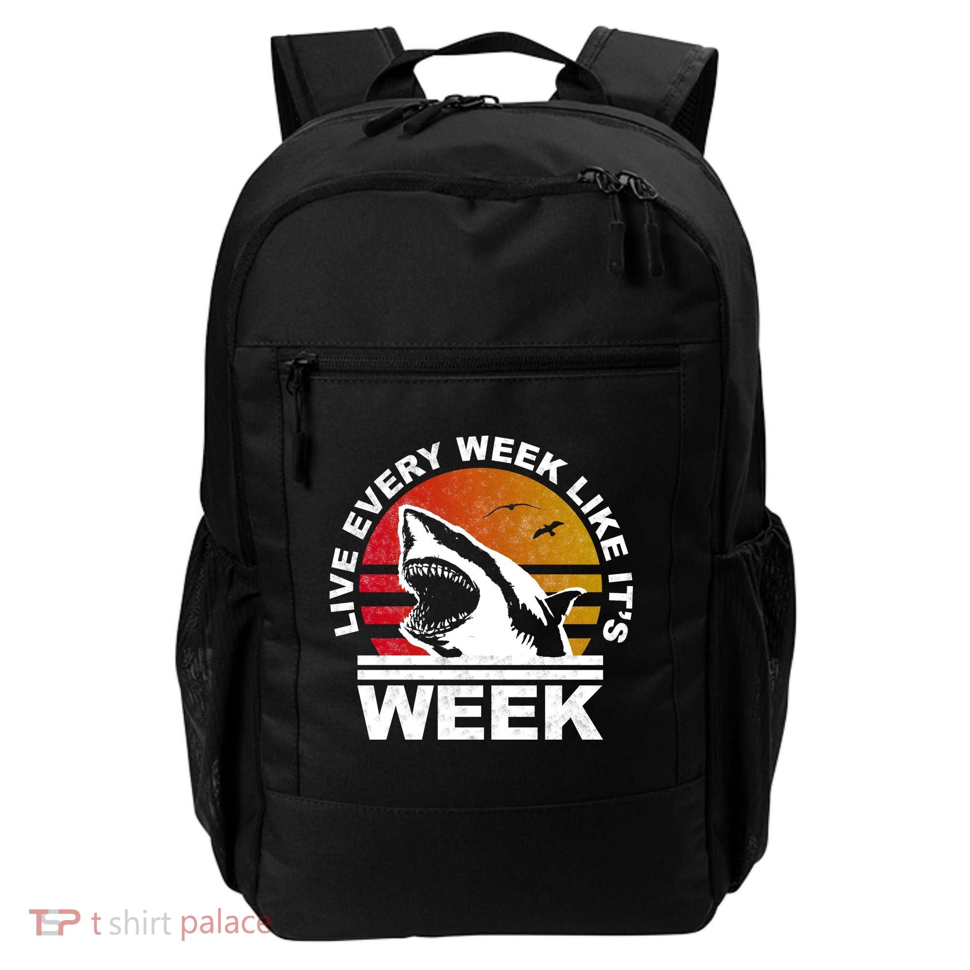 Live Every Week Like It's Shark Week Backpack
