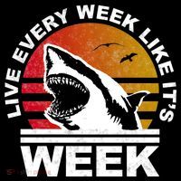 Live Every Week Like It's Shark Week Backpack thumb 2