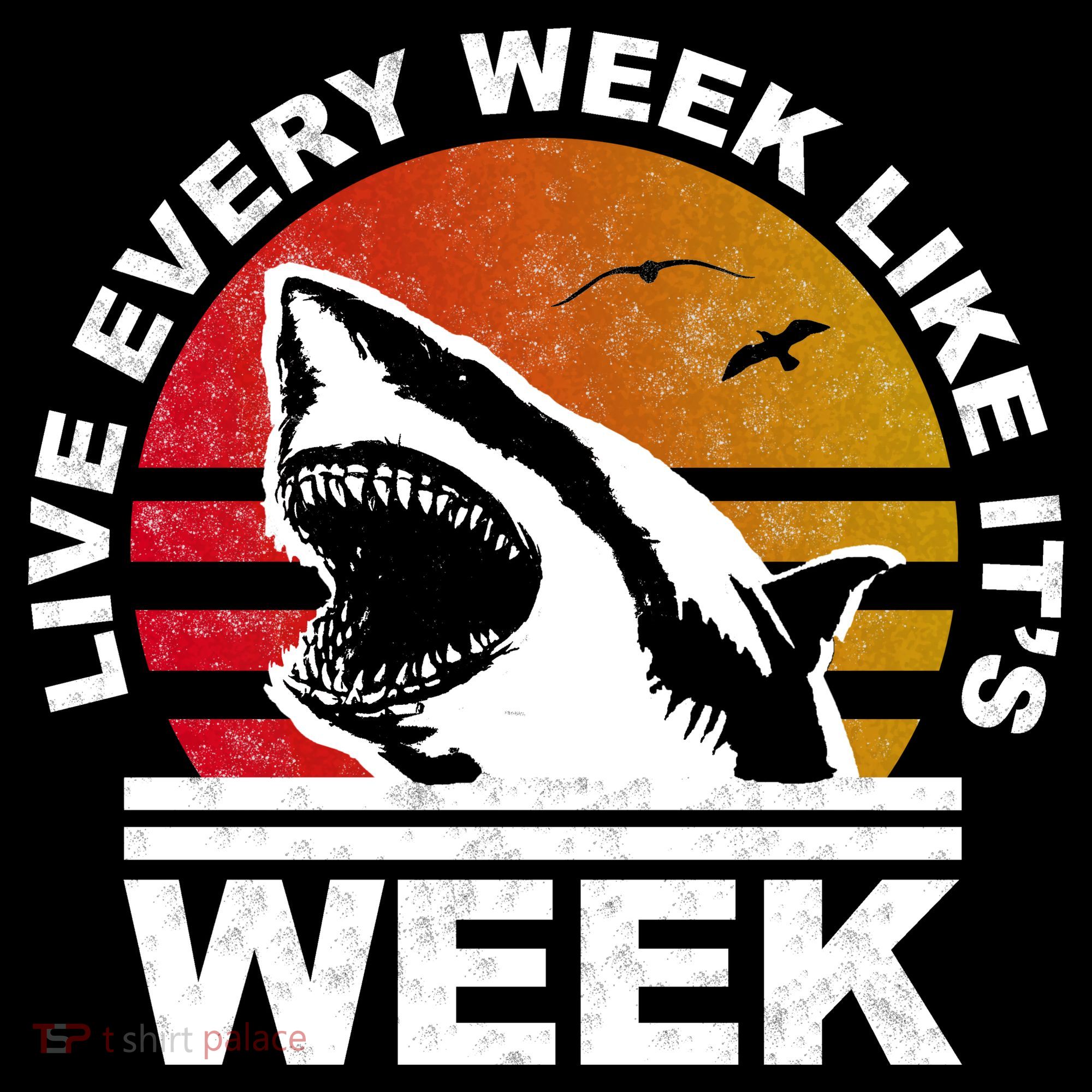 Live Every Week Like It's Shark Week Backpack