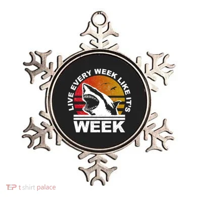 Live Every Week Like It's Shark Week Ornament