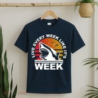 Live Every Week Like It's Shark Week T-Shirt thumb 2