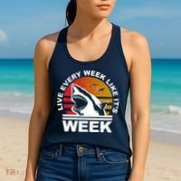Live Every Week Like It's Shark Week Women's Tank Top thumb 2