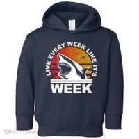 Live Every Week Like It's Shark Week Toddler Hoodie thumb 0