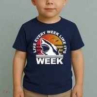 Live Every Week Like It's Shark Week Toddler T-Shirt thumb 2