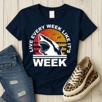 Live Every Week Like It's Shark Week Women's T-Shirt thumb 3