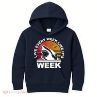 Live Every Week Like It's Shark Week Kids Hoodie thumb 0