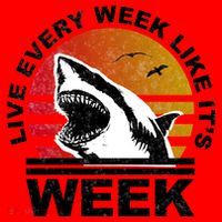 Live Every Week Like It's Shark Week Santa Hat thumb 1