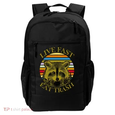 Live Fast Eat Trash Backpack
