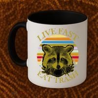 Live Fast Eat Trash Coffee Mug thumb 2