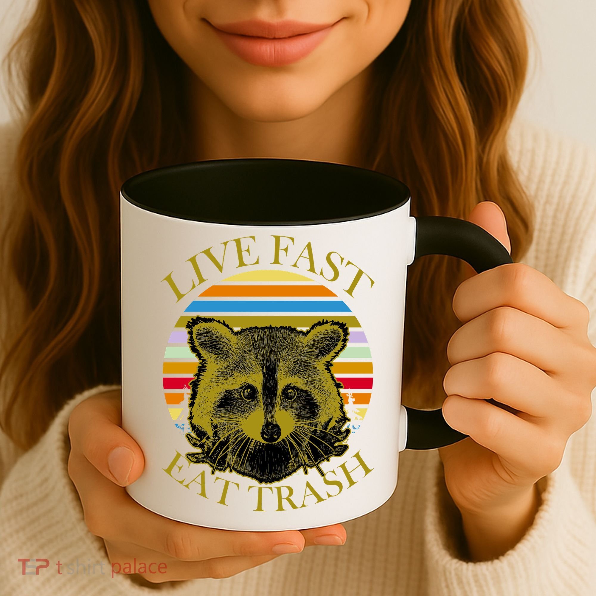 Live Fast Eat Trash Coffee Mug