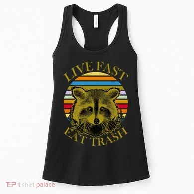 Live Fast Eat Trash Women's Tank Top