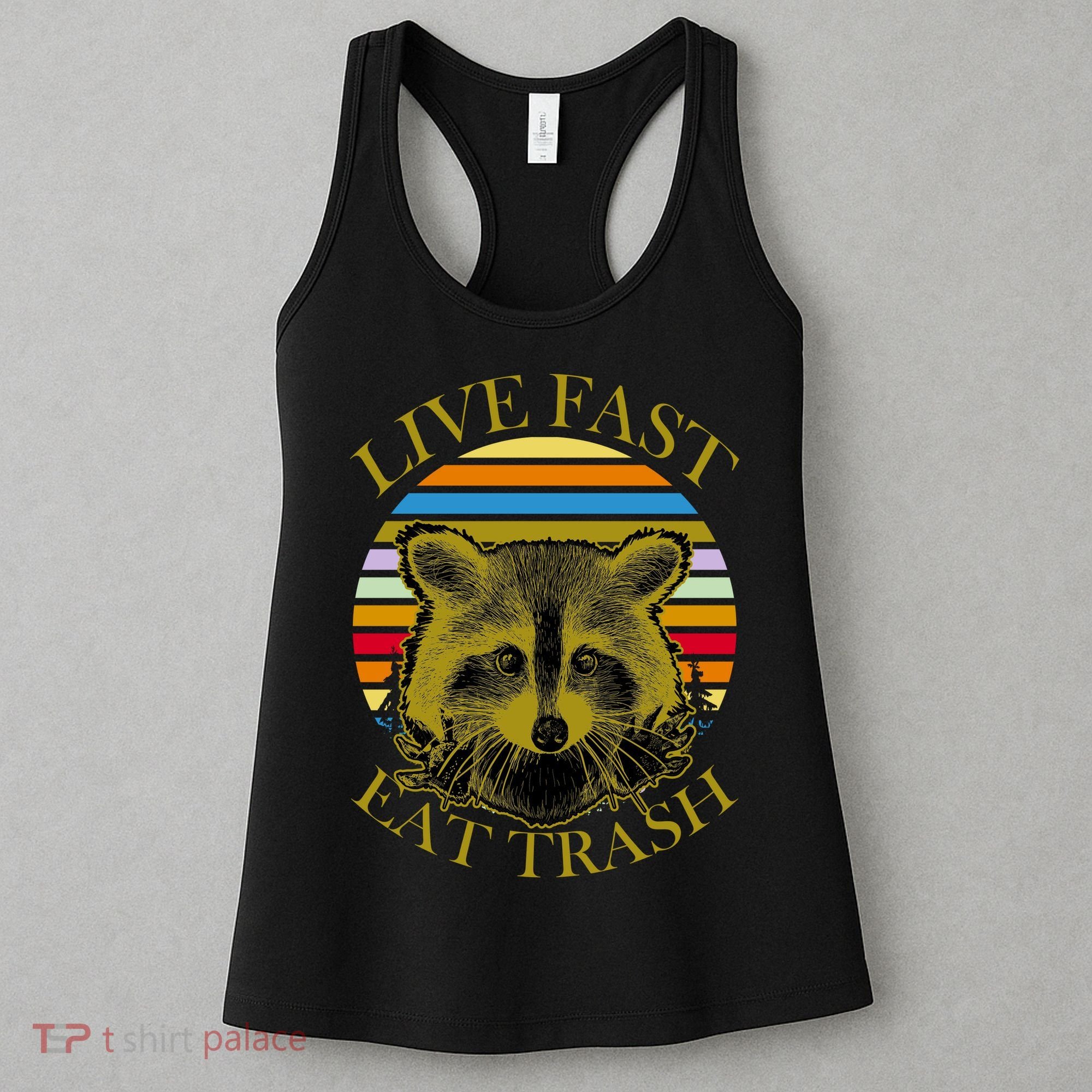 Live Fast Eat Trash Women's Tank Top