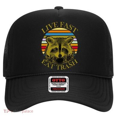 Live Fast Eat Trash Hat