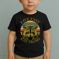 Live Fast Eat Trash Toddler T-Shirt thumb 2