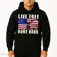 Live Free Hunt Hard Hoodie thumb 2
