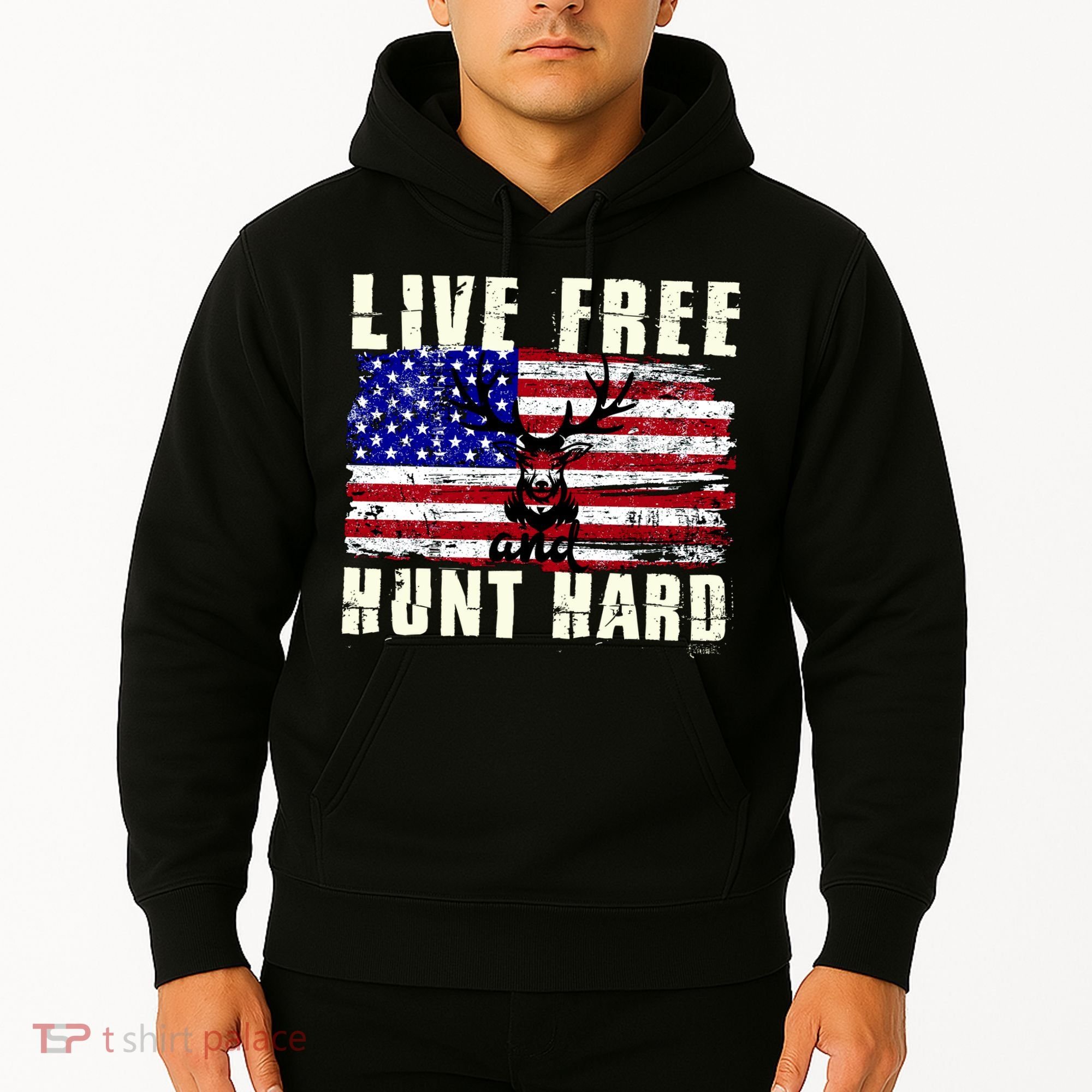 Live Free Hunt Hard Hoodie