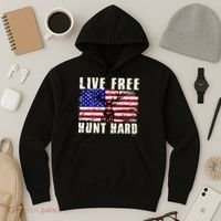Live Free Hunt Hard Hoodie thumb 3