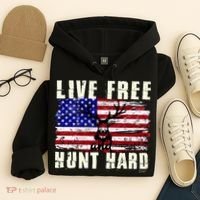 Live Free Hunt Hard Hoodie thumb 4