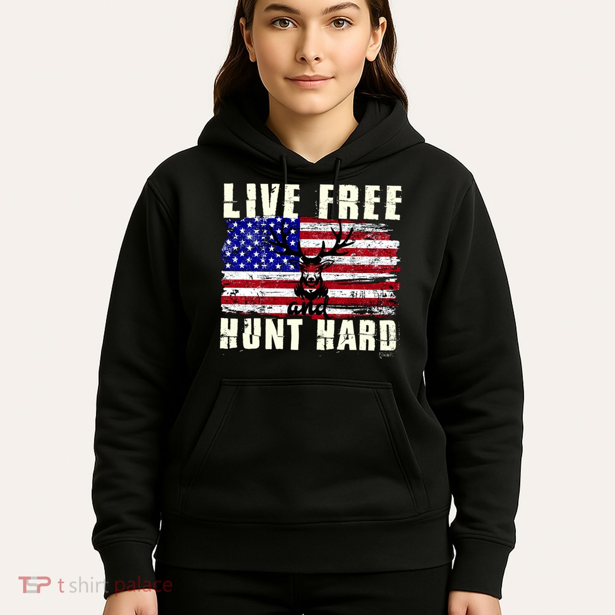 Live Free Hunt Hard Hoodie