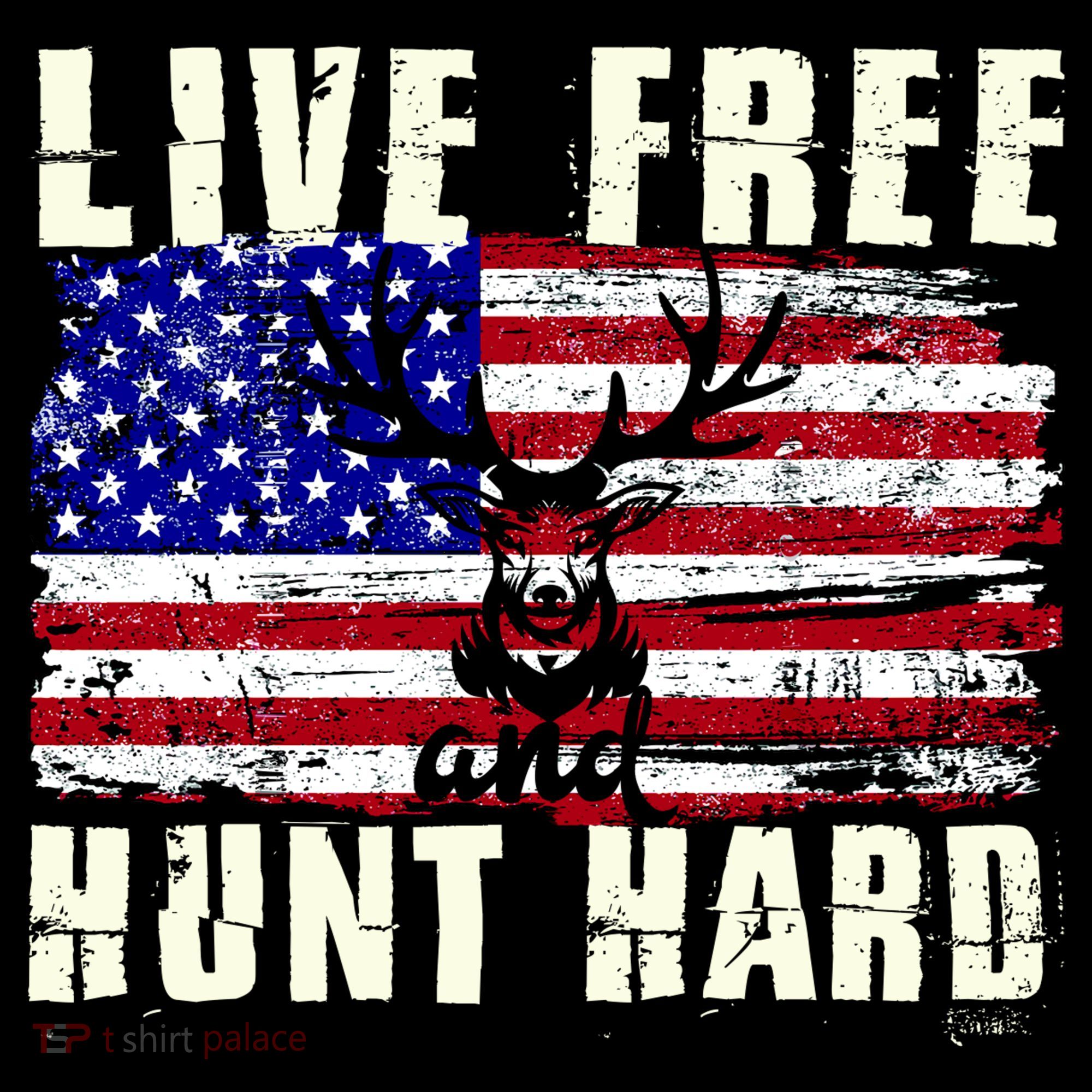 Live Free Hunt Hard Hoodie
