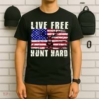 Live Free Hunt Hard T-Shirt thumb 6