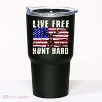 Live Free Hunt Hard Tumbler thumb 0