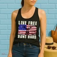 Live Free Hunt Hard Women's Tank Top thumb 2